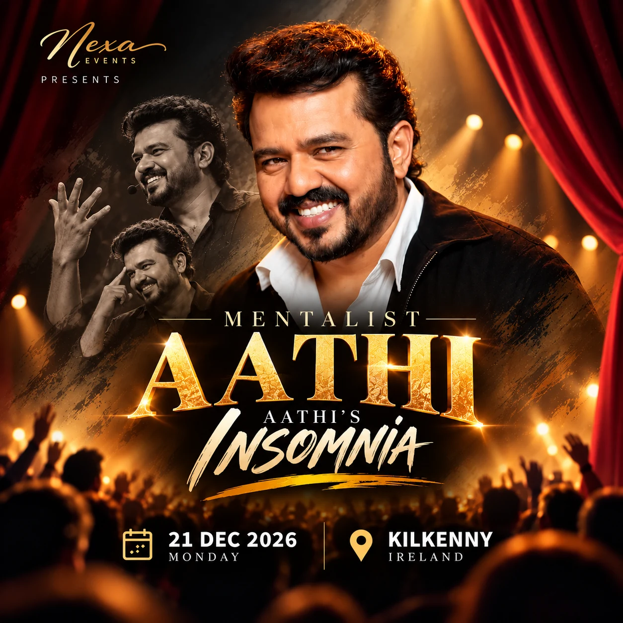 Mentalist Aathi - Aathi’s Insomnia, Kilkenny, 21 December 2026